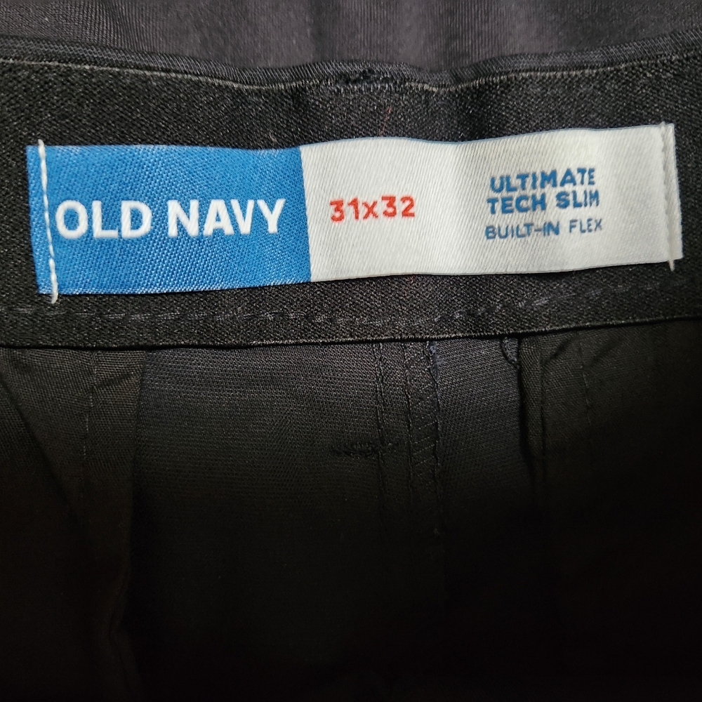 Old Navy Men's Black Pants, 31x32 - Picture 2 of 5